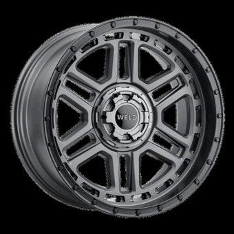 compare product Weld Off-Road Crux 20x9in / 6x135 BP / ET 0 / 106.1mm Bore - Satin Gunmetal / Satin Black Wheel