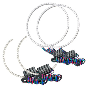 compare product Oracle Toyota Tundra 14-17 Dual Halo Kit - ColorSHIFT w/o Controller