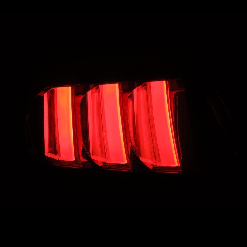 AlphaRex 15 - 23 Ford Mustang NOVA - Series Prismatic LED Tail Lights Alpha - Black - My Store