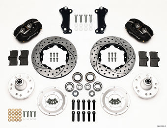 compare product Wilwood Forged Dynalite Front Kit 11.00in Drilled Heidts Tri -5 2 inch Drop Spindle