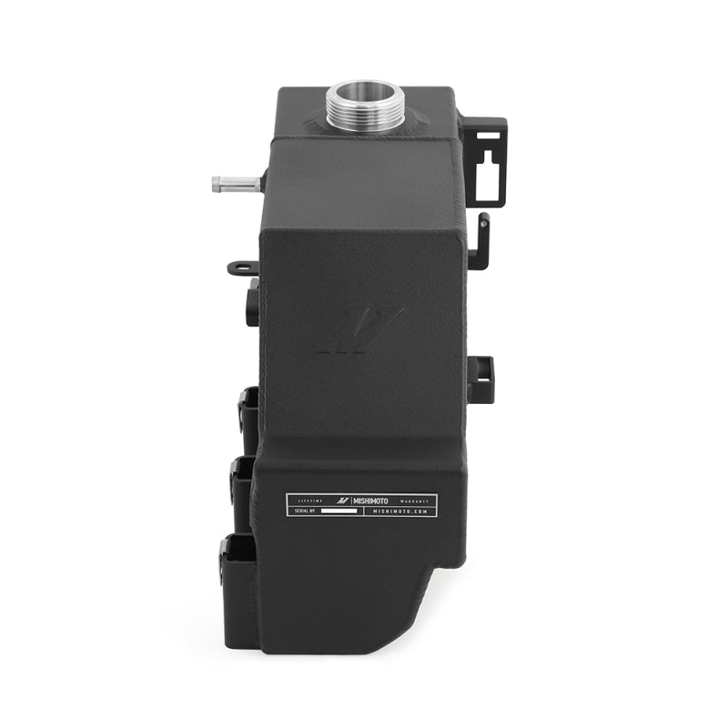 Mishimoto 11 - 19 Ford 6.7L Powerstroke Aluminum Degas Tank - Micro - Wrinkle Black - My Store