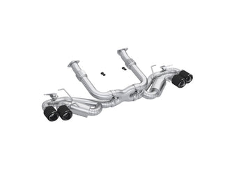compare product MBRP 20-24 Chevrolet Corvette C8 3in Active Cat Back Quad Split Rear Exit Exhaust w/ AFM Sims
