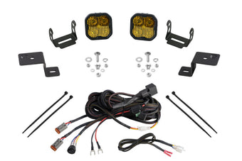 compare product Diode Dynamics 21-22 Ford F-150 SS3 Stage Series Backlit Ditch Light Kit - Yellow Pro Combo