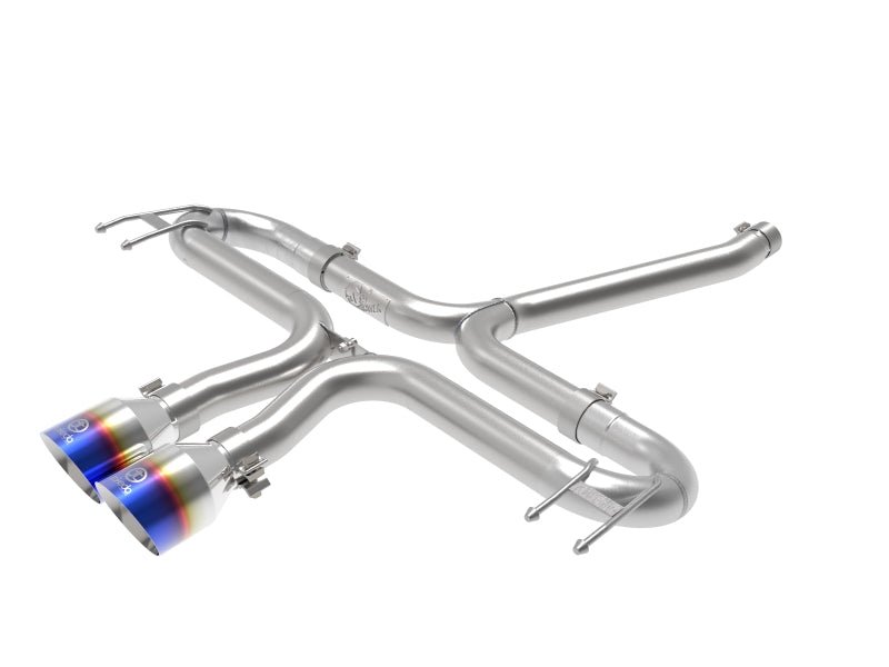 aFe Takeda 2 - 1/2in 304 SS Axle - Back Exhaust w/Blue Flame Tips 17 - 20 Honda Civic Sport L4 - 1.5L (t) - My Store