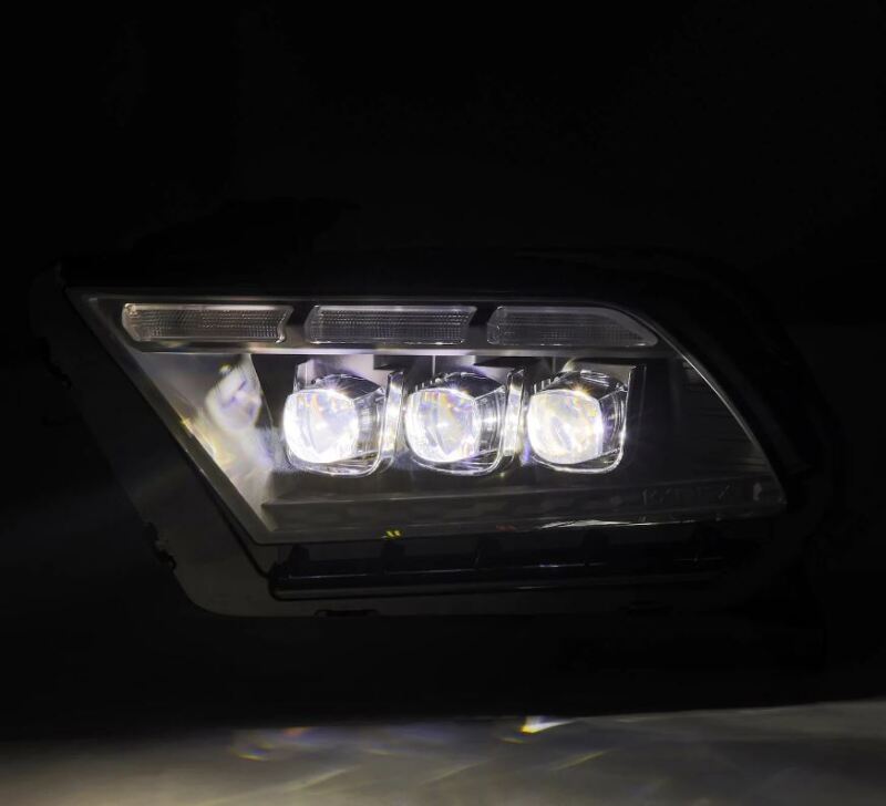AlphaRex 10 - 12 Ford Mustang NOVA - Series LED Projector Headlights Blk w/Activ Light & Seq.Sig /SB DRL - My Store