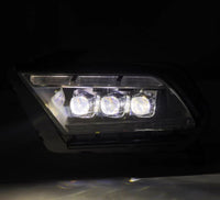 AlphaRex 10 - 12 Ford Mustang NOVA - Series LED Projector Headlights Blk w/Activ Light & Seq.Sig /SB DRL - My Store