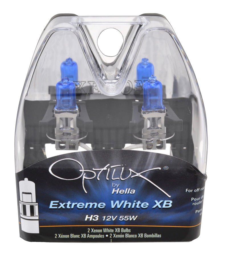 Hella H3 12V 55W Xen White XB Bulb (Pair) - My Store
