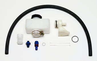 compare product Wilwood Reservoir Kit Compact Remote M/C w/ Fittings 10.7 oz. Res.