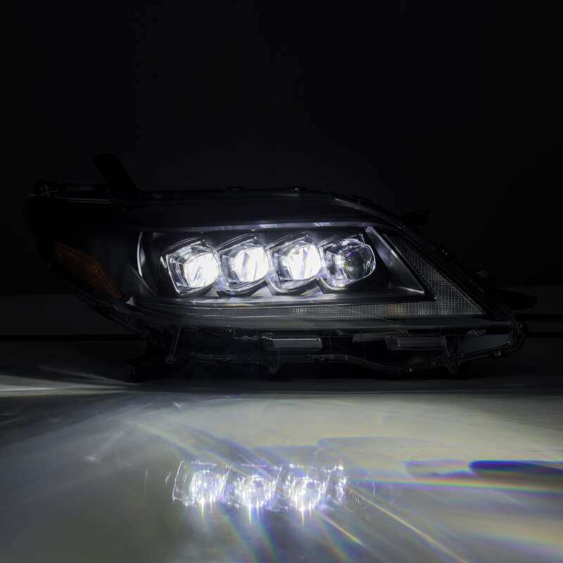 AlphaRex 2011+ Toyota Sienna NOVA LED Proj Headlights Plank Style Black w/Activ Light/Seq Signal/DRL - My Store