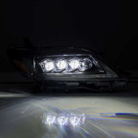 AlphaRex 2011+ Toyota Sienna NOVA LED Proj Headlights Plank Style Black w/Activ Light/Seq Signal/DRL - My Store