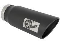 aFe Power MACH Force - Xp 5in In x 6in Out x 15in L Bolt - On 409 SS Exhaust Tip - Black - My Store