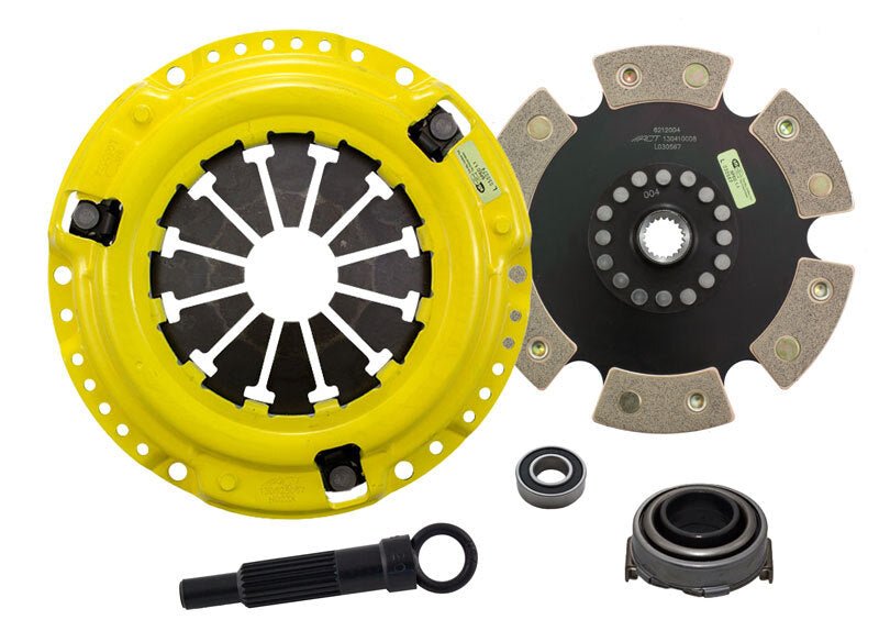 ACT 1992 Honda Civic XT/Race Rigid 6 Pad Clutch Kit - My Store