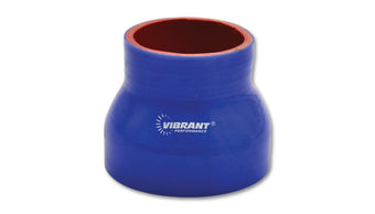 compare product Vibrant 4 Ply Reinforced Silicone Transition Connector - 2in I.D. x 2.5in I.D. x 3in long (BLUE)