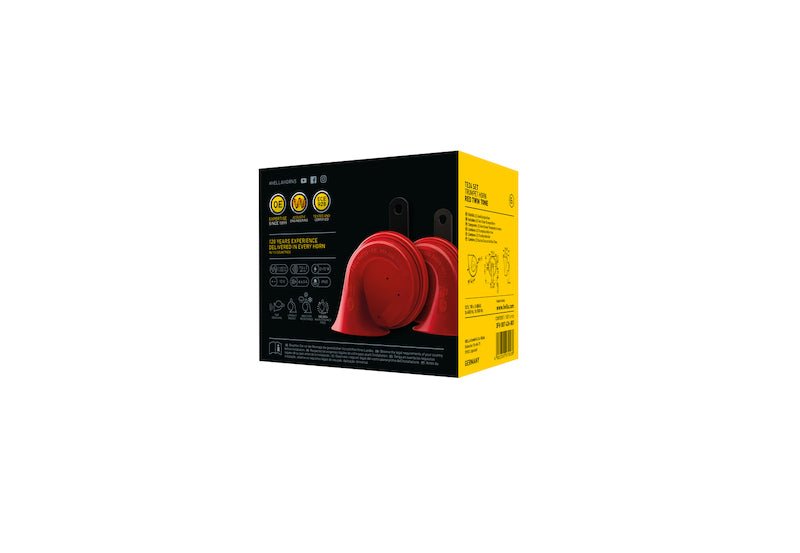 Hella Twin Trumpet Horn Kit 12V 400/500Hz (007424804 = 007424801) - My Store