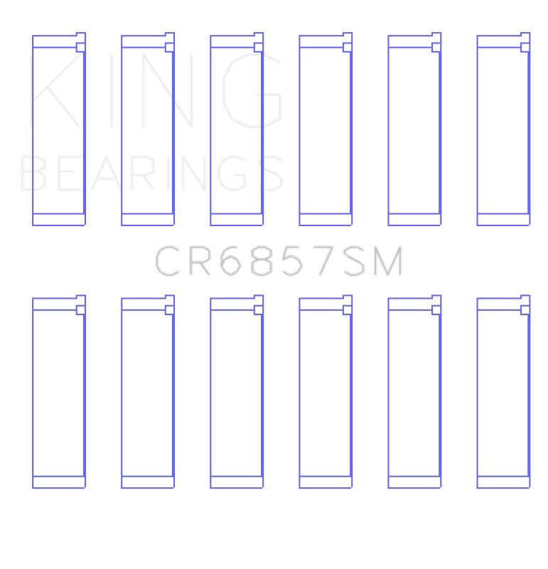 King Engine Bearings Chrysler Pentastar 3.6L ERB V6 Connecting Rod Bearing Set - Size STD - My Store