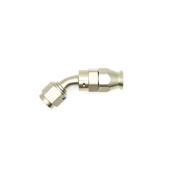 compare product DeatschWerks 6AN Female Swivel 45-Degree Hose End PTFE (Incl. 1 Olive Insert)