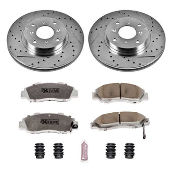 compare product Power Stop 93-96 Honda Prelude Front Z26 Street Warrior Brake Kit