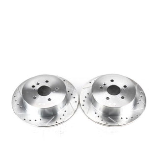 compare product Power Stop 08-13 Toyota Highlander Rear Evolution Drilled & Slotted Rotors - Pair