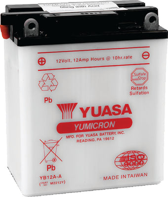 compare product Yuasa YB12A-A Yumicron 12-Volt Battery