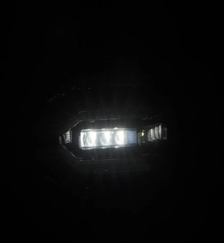 AlphaRex 07 - 13 GMC Sierra 1500/2500HD/3500HD Luxx Series LED Tail Lights - Alpha Black - My Store