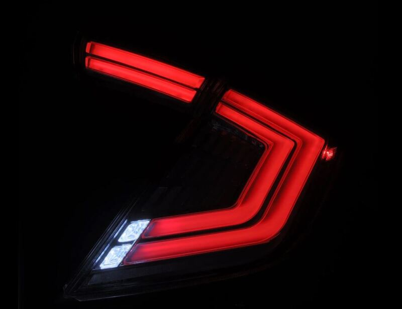 AlphaRex 16 - 21 Honda Civic Hatchback / Type - R FK8 Nova - Series LED Tail Lights (Pair) - Clear - My Store