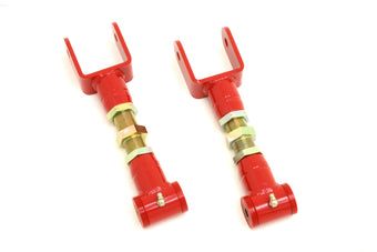 compare product BMR 79-04 Fox Mustang Upper Control Arms On-Car Adj. (Polyurethane) - Red