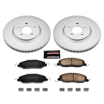 compare product Power Stop 05-10 Ford Mustang Front Z17 Evolution Geomet Coated Brake Kit