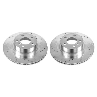 compare product Power Stop 11-17 BMW X3 Rear Evolution Drilled & Slotted Rotors - Pair