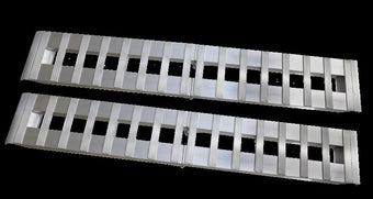 compare product Gen-Y Heavy-Duty 8ft Aluminum Foldable Loading Ramps 15in x 96in 3K Capacity Per Ramp - Pair
