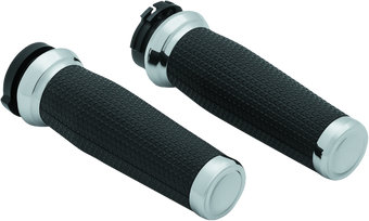 compare product Kuryakyn Thresher Grips Dual Cable Chrome