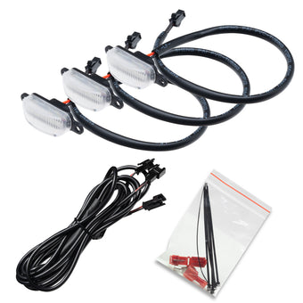 compare product Oracle Universal Pre-Runner Style LED Grill Light Kit (New Style) - Amber w/Clear Lens