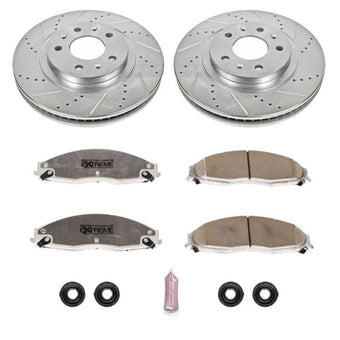 compare product Power Stop 03-07 Cadillac CTS Front Z26 Street Warrior Brake Kit