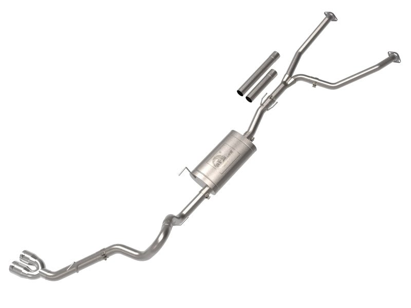 aFe 2022 Toyota Tundra V6 - 3.5L (tt) Vulcan Series 2.5in to 3in 304 SS Cat - Back Exhaust w/ Polish Tip - My Store