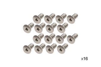 compare product Kentrol 87-95 Jeep Wrangler YJ Windshield Bolts 16 Pack Stainless