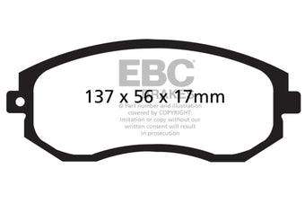 compare product EBC 12+ Scion FR-S 2 Greenstuff Front Brake Pads