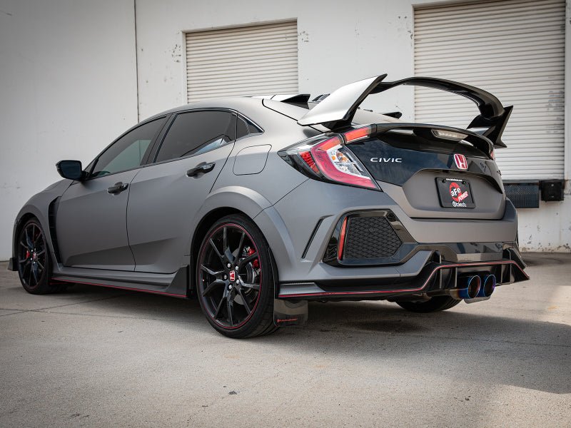 aFe Takeda 2.5in 304SS Axle - Back Exhaust System 17 - 19 Honda Civic Type R L4 - 2.0L (t) - BL Flame Tip - My Store