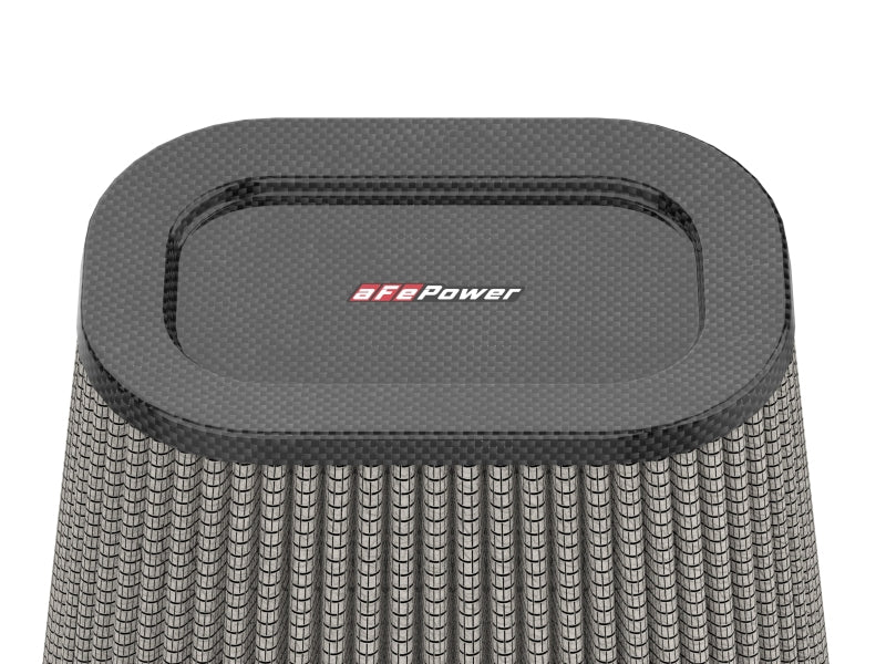 aFe Track Series Intake Pro DRY S Air Filter 4IN F x (7 - 3/4 x 6 - 1/2)IN B x (5 - 3/4 x 3 - 3/4)IN T x 7IN - My Store
