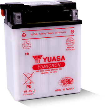 compare product Yuasa YB12C-A Yumicron 12-Volt Battery