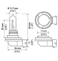 Hella Optilux H9 12V/100W XB Xenon White Bulb (pair) - My Store