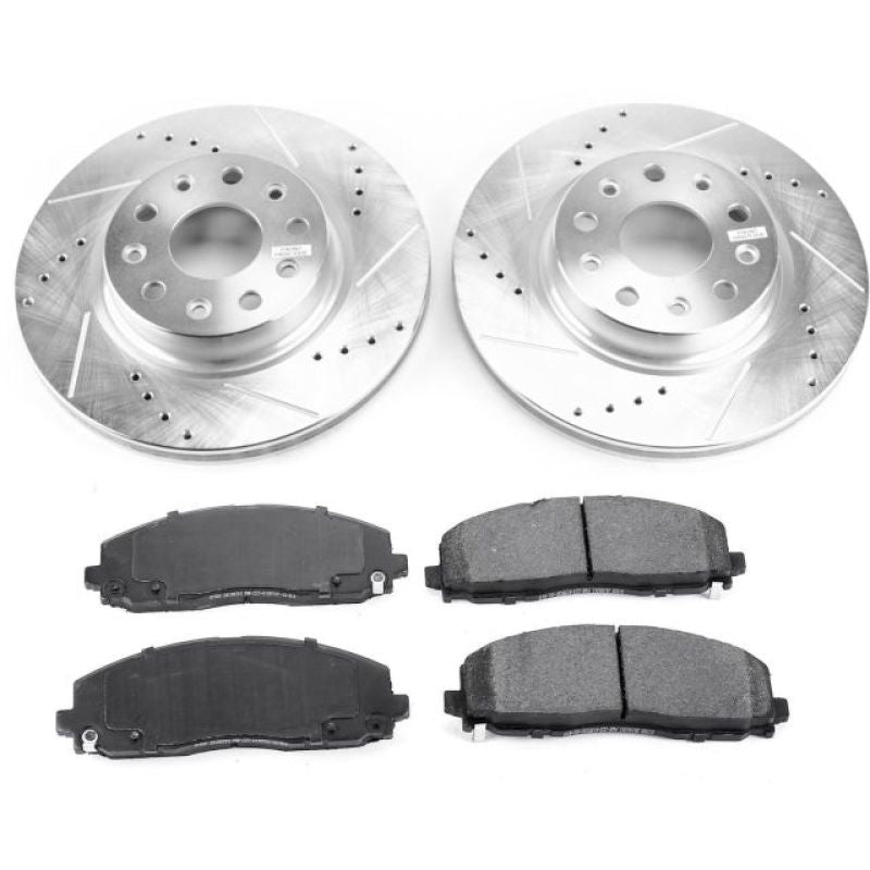 Power Stop 18 - 19 Jeep Wrangler Front Z23 Evolution Sport Brake Kit - My Store
