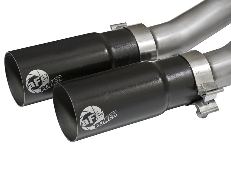 aFe Rebel Series CB Middle - Side Exit SS Exhaust w/ Black Tips 09 - 16 GM Silverado/Sierra V6/V8 - My Store