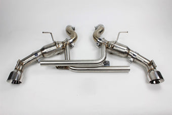 compare product Mishimoto 2016+ Chevrolet Camaro SS Dual-Tip Pro Axle Back Exhaust w/ Polished Tips
