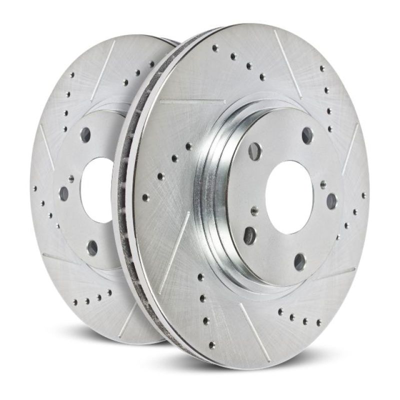 Power Stop 08 - 12 Ford F - 350 Super Duty Front Left Evolution Drilled & Slotted Rotor - My Store