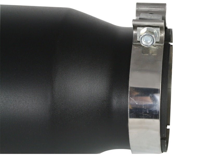 aFe MACH Force - XP 409 SS Right Side Single Wall Exhaust Tip 5in Inlet x 7in Outlet x 15in L - My Store