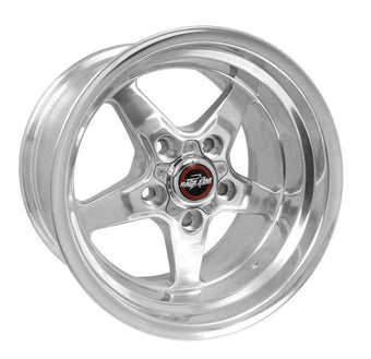 compare product Race Star 92 Drag Star 15x10.00 5x4.50bc 5.50bs Direct Drill Polished Wheel