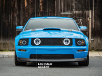 Raxiom 05 - 12 Ford Mustang GT LED Halo Fog Lights (Chrome) - My Store