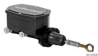 compare product Wilwood Compact Tandem Master Cylinder - 7/8in Bore - w/Pushrod fits Mustang (Black)