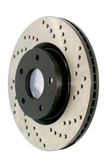 compare product StopTech 2018 Honda Civic Type R Cross Drilled Left Rear Rotor