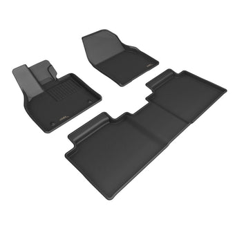 compare product 3D MAXpider 2023 Toyota BZ4X Double Cab Kagu 1st & 2nd Row Floormats - Black