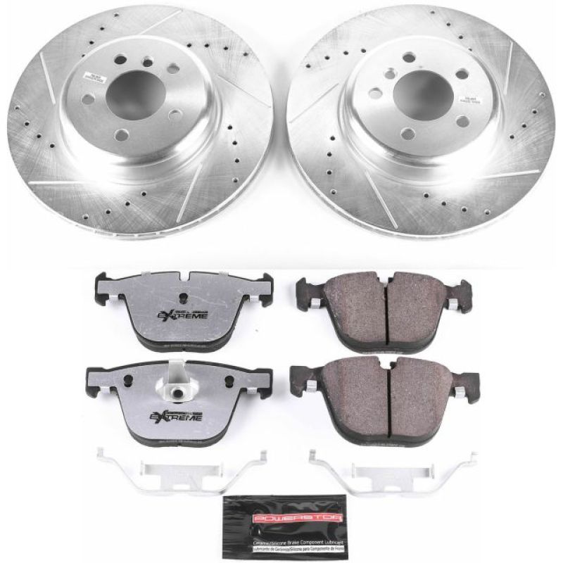 Power Stop 11 - 15 BMW 740i Rear Z26 Street Warrior Brake Kit - My Store